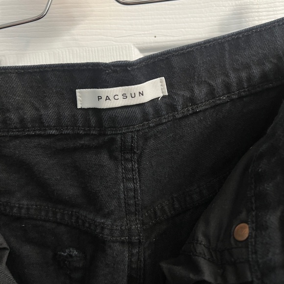 PACSUN Super Wide Leg Distressed Baggy Jean - Picture 8 of 8